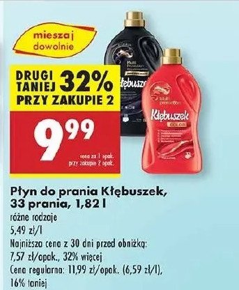 Płyn do prania black Kłębuszek multi protection promocja