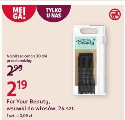 Wsuwki do włosów 24 szt. promocja w Rossmann