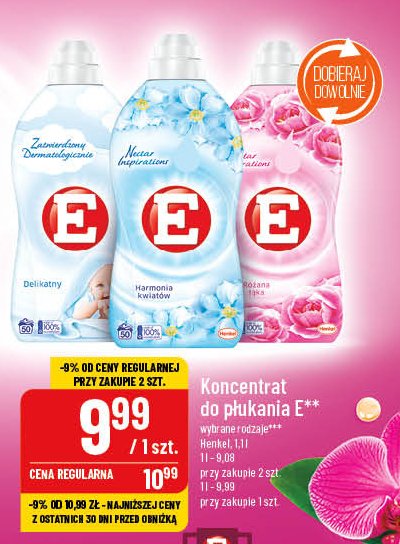 P艂yn do zmi臋kczania tkanin delikatny E promocja