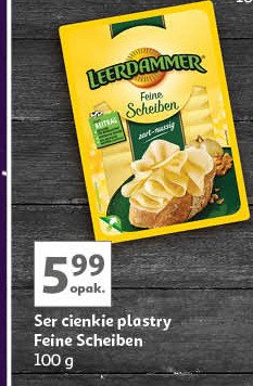 Ser feine scheiben LEERDAMMER promocja w Auchan