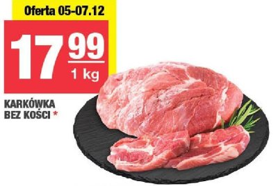 Karkówka bez kości promocja w SPAR