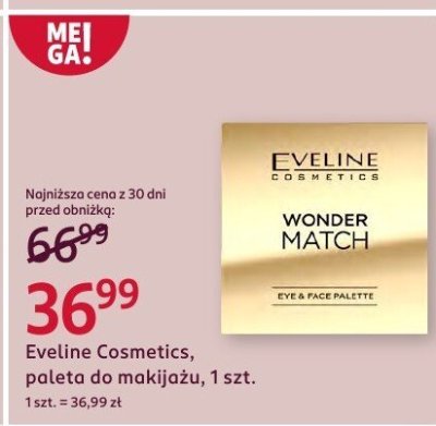 Paleta do makijażu Eveline Cosmetics Wonder Match promocja w Rossmann