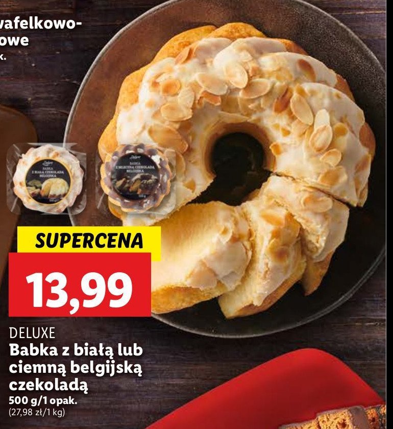 Babka z ciemną belgijską czekoladą Deluxe promocja