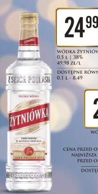 Wódka promocja w Dino