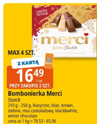 Bombonierka Merci Storck promocja w Leclerc
