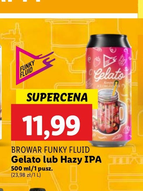 Piwo Funky fluid gelato promocja