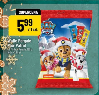 Wafle Pergale Paw Patrol promocja w POLOmarket
