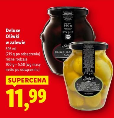 Oliwki w zalewie, różne rodzaje promocja w Lidl