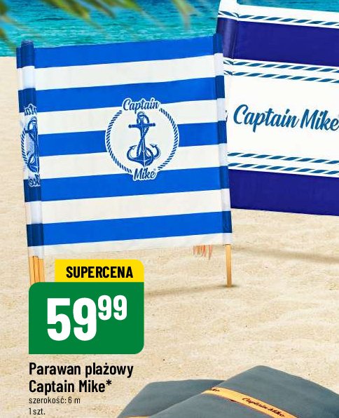 Parawan plażowy 6 m Captain mike promocja