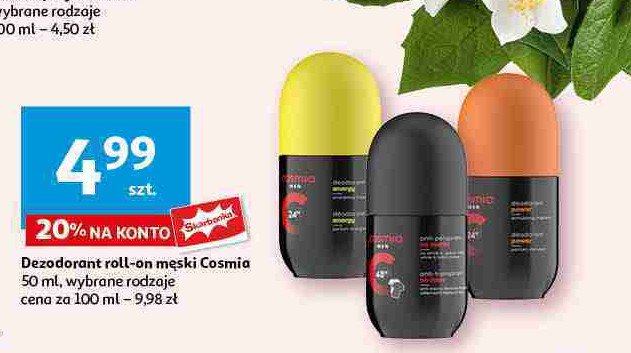 Antyperspirant 48 h Cosmia promocja