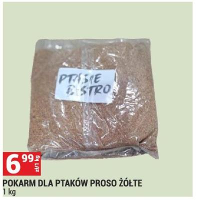 Pokarm dla ptaków Proso żółte 1 kg promocja w Merkury Market