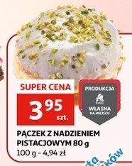 P膮czek z nadzieniem pistacjowym Auchan promocja