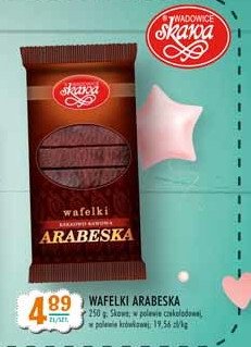 Wafle w czekoladzie arabeska Skawa promocja