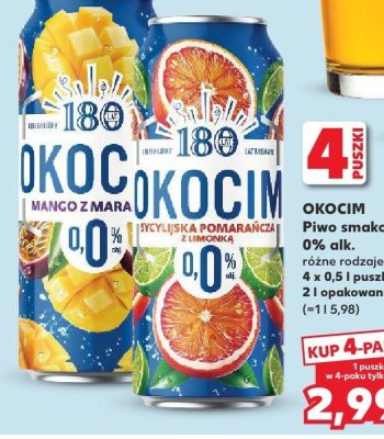 Piwo smakowe 0% alk. różne rodzaje  promocja w Kaufland