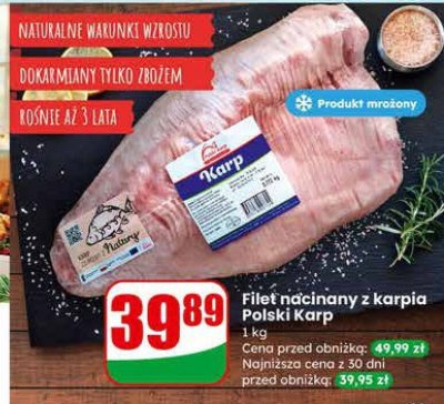 Filet nacinany z karpia Polski Karp promocja w Dino