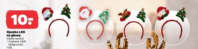 Opaska świąteczna, różne wzory promocja w Netto