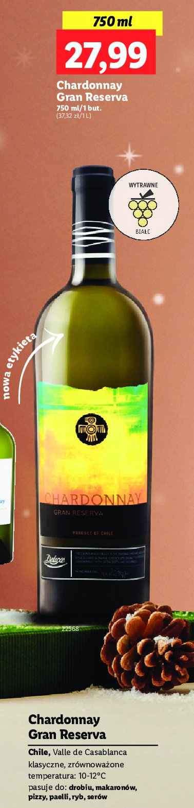Wino Deluxe chardonnay gran reserva promocja