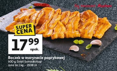 Boczek w marynacie paprykowej promocja