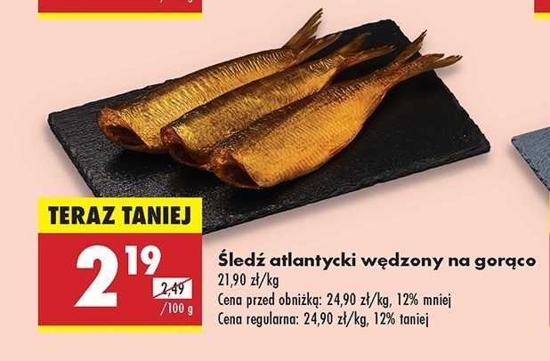 Śledz wędzony promocja