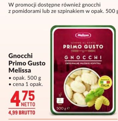Gnocchi Primo Gusto Melissa promocja w Makro