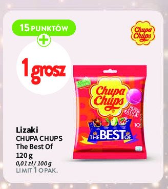 Lizaki creamy + yoghurt + cola + fruit paczka Chupa chups the best of promocja
