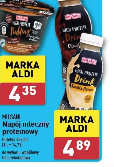 Napój czekoladowy MILSANI HIGH PROTEIN promocja