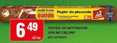 Papier do pieczenia Jan Niezbędny multi-paki promocja w Chorten