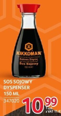 Sos sojowy dyspenser Kikkoman 150ml promocja w Selgros