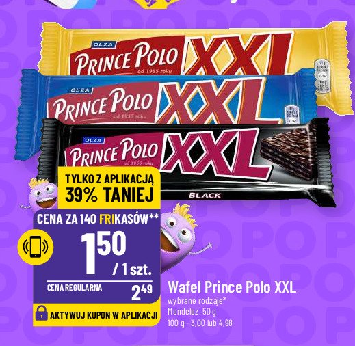 Wafelek black Prince polo xxl promocja