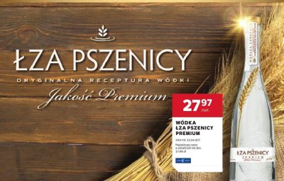 Wódka Łza Pszenicy Premium promocja w Stokrotka