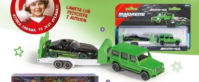 Pojazd metalowy z przyczepą lub lawetą promocja w Biedronka