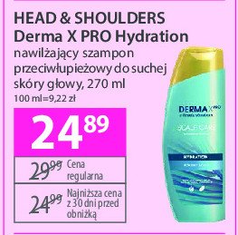 Szampon do włosów soothe Head&shoulders derma x pro promocja