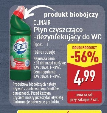 Płyn do wc fresh Clinair promocja