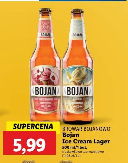 Piwo waniliowe Bojan promocja