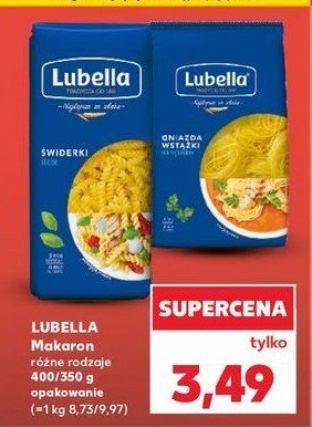 Makaron gniazda wstążki Lubella makaron promocja w Carrefour