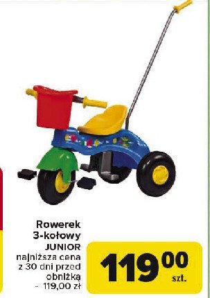 Rower 3 kołowy promocja w Carrefour