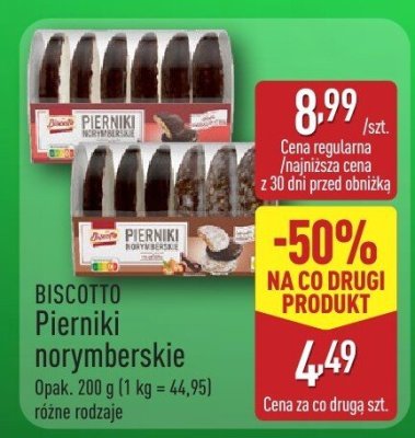BISCOTTO Pierniki norymberskie promocja w Aldi