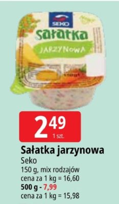 Sałatka jarzynowa Seko promocja w Leclerc