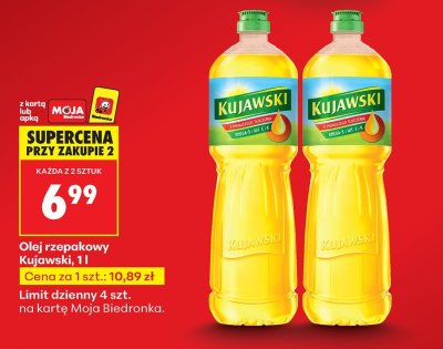 Olej rzepakowy 1 l promocja w Biedronka