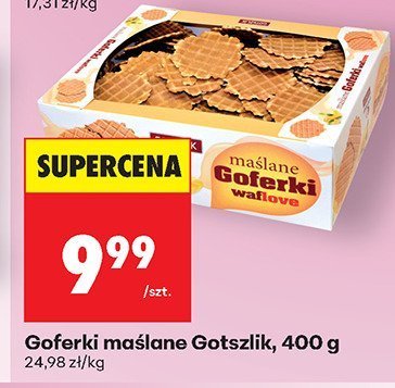 Goferki maślane Gotszlik, 400 g promocja w Biedronka