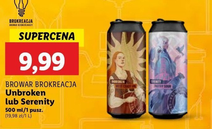 Piwo Serenity promocja w Lidl