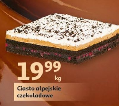 Ciasto alpejskie czekoladowe promocja