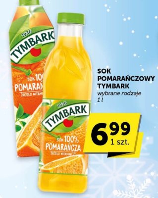 Sok pomarańczowy Tymbark wybrane rodzaje 1l promocja w Euro Sklep