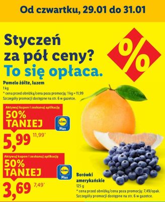 Pomelo żółte, luzem 1 kg promocja w Lidl