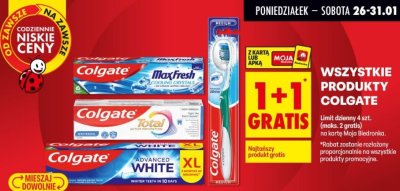 Pasta do zębów Advanced White promocja w Biedronka