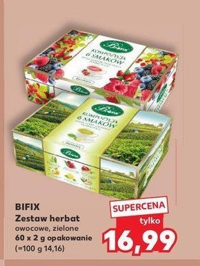 Kompozycja 6 smak贸w herbatka owocowa Bifix kompozycja promocja