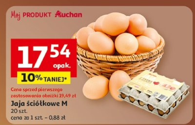 Jaja promocja w Auchan