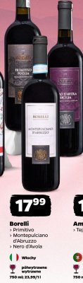 Wino Borelli Nero d'Avola promocja w Netto