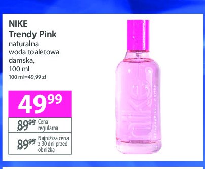 Woda toaletowa NIKE TRENDY Nike cosmetics promocja