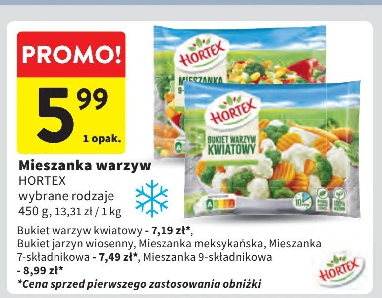 Mieszanka 9-składnikowa Hortex promocja w Intermarche